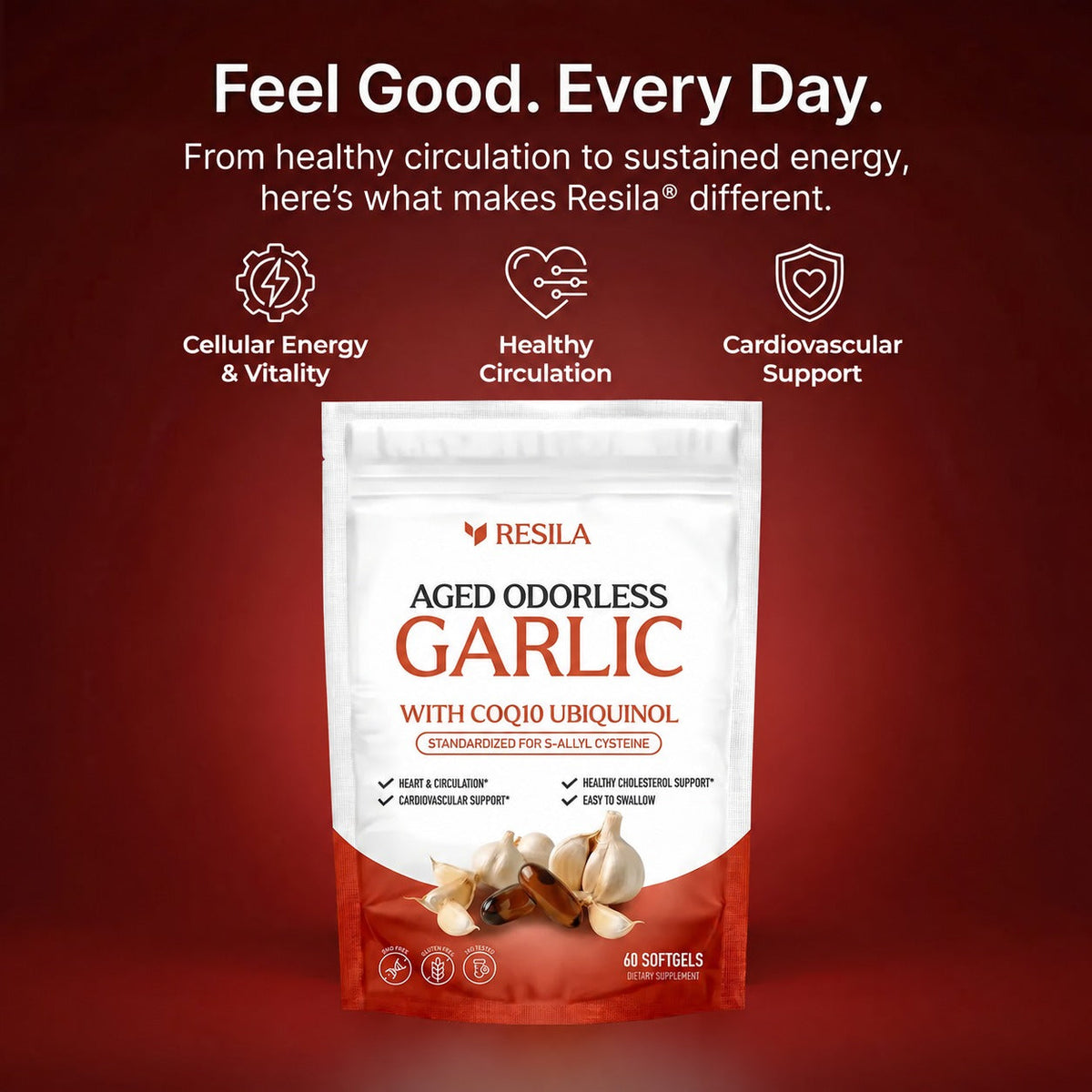 Resila® Aged Odorless Garlic