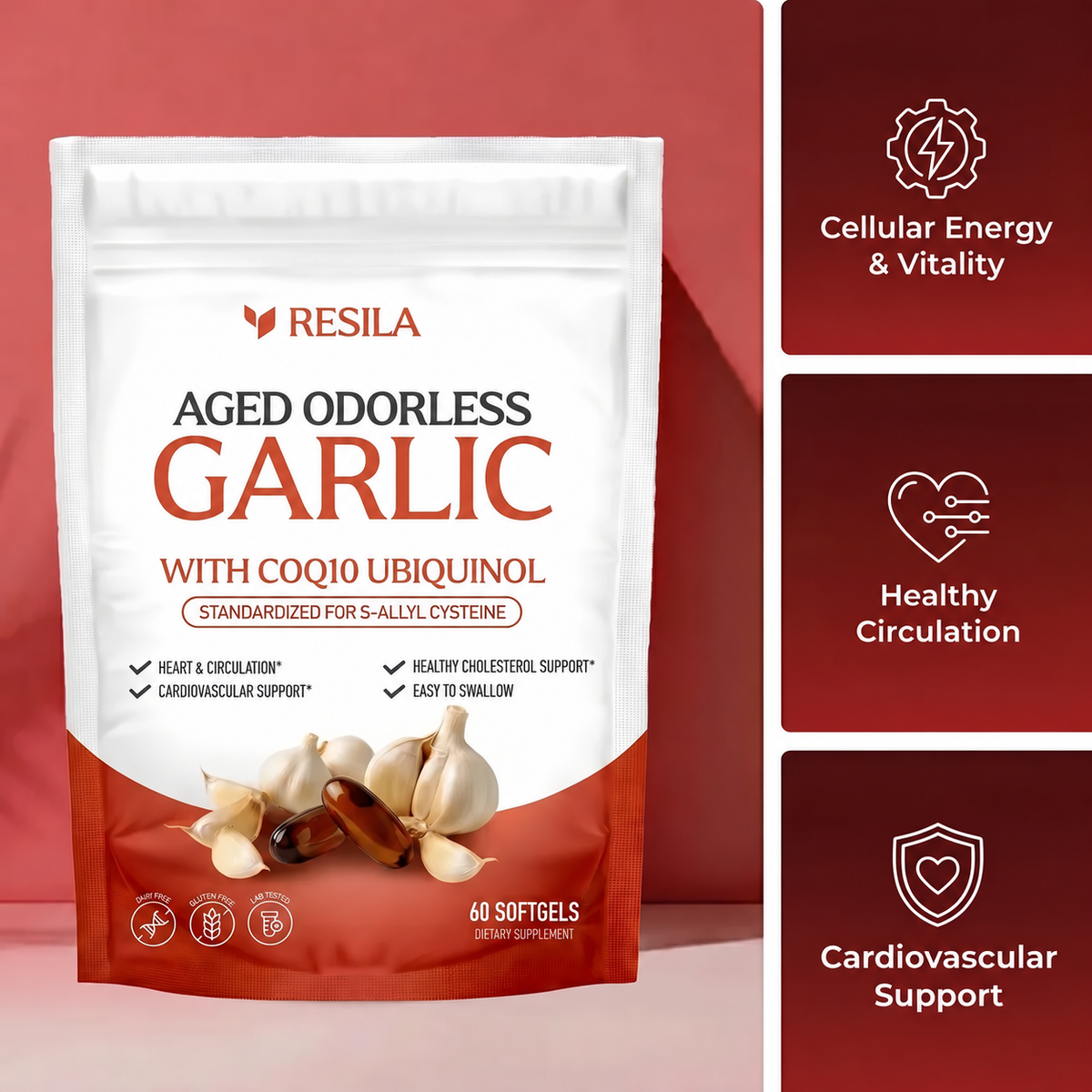 Resila® Aged Odorless Garlic