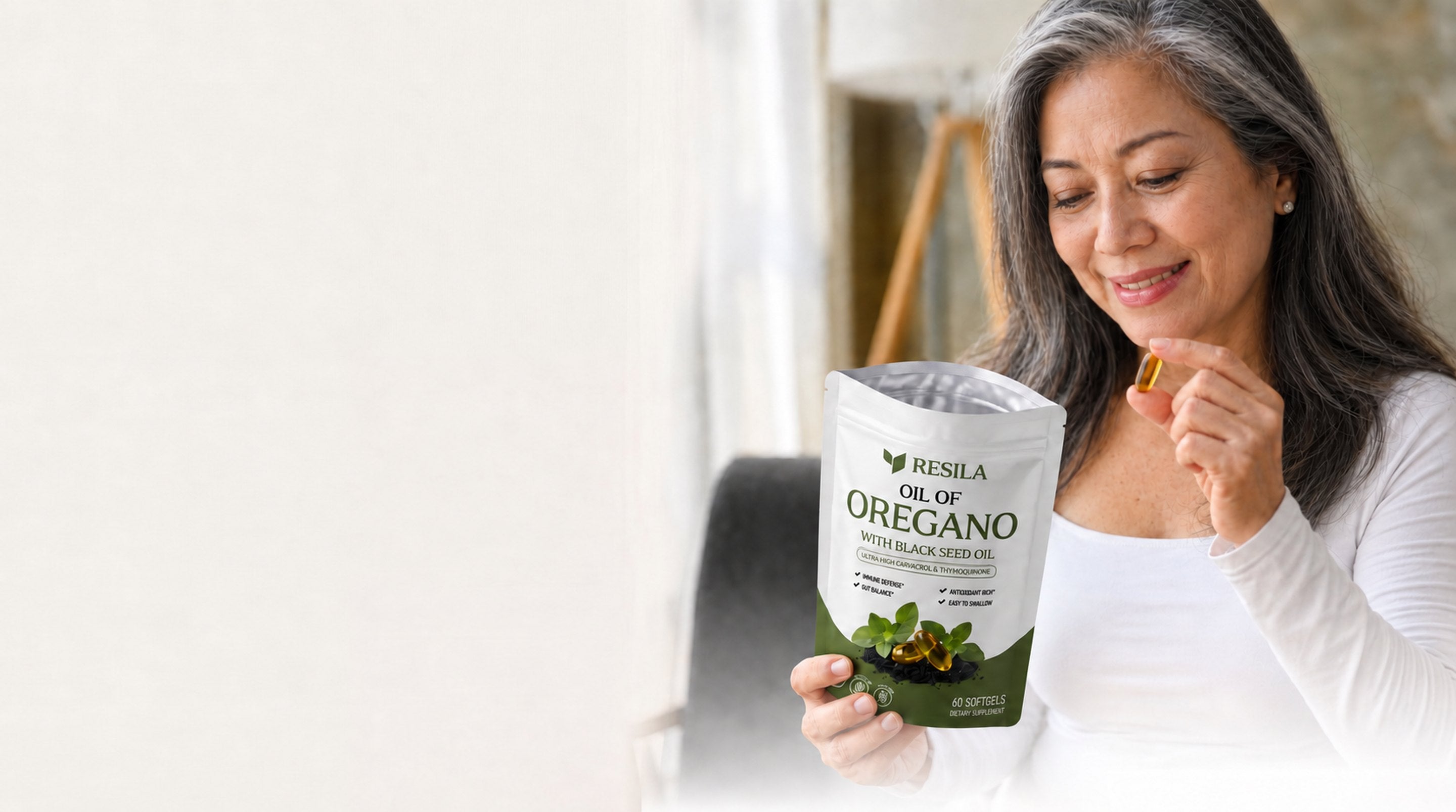 Two ancient herbs. Modern research. A better kind of supplement.