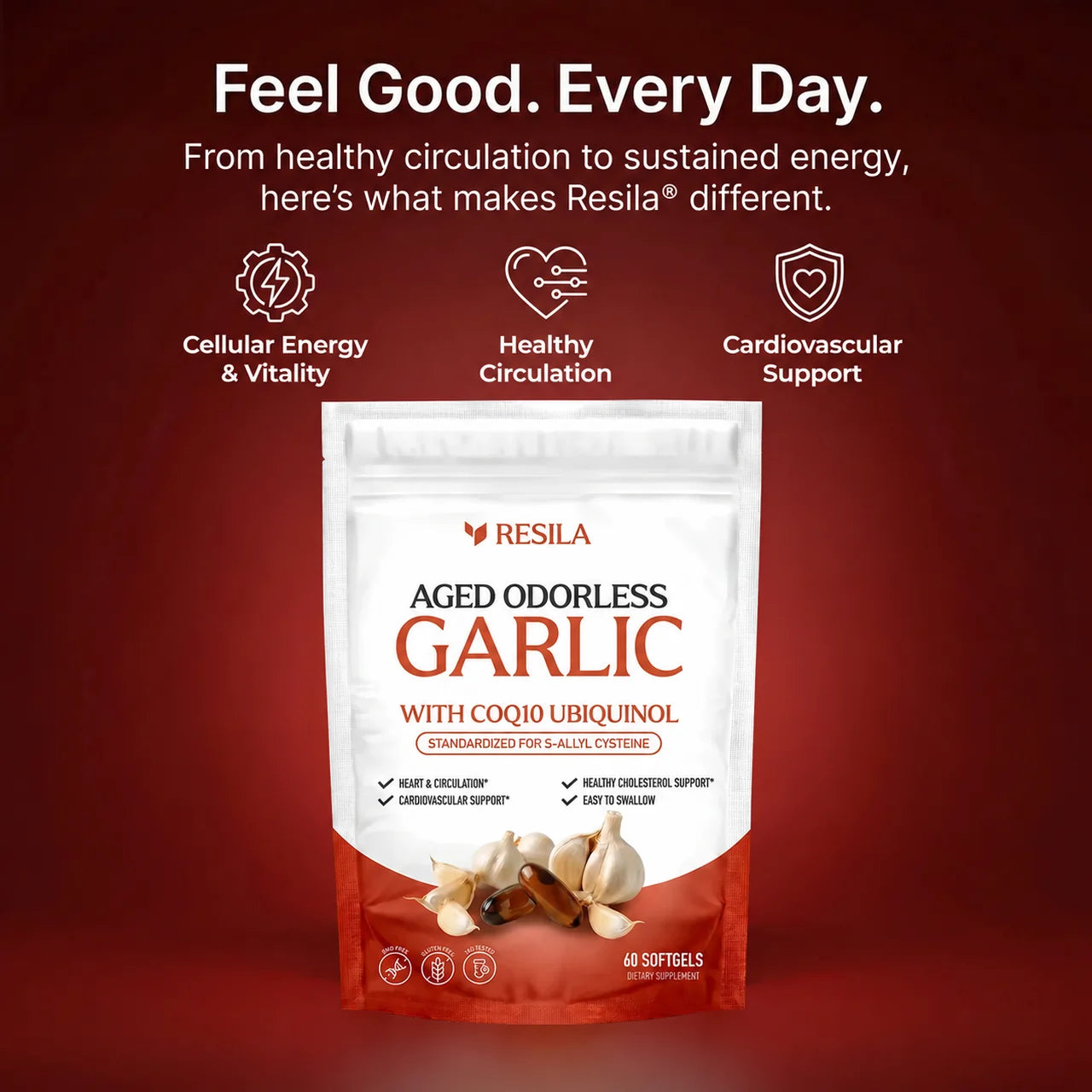 Resila® Aged Odorless Garlic
