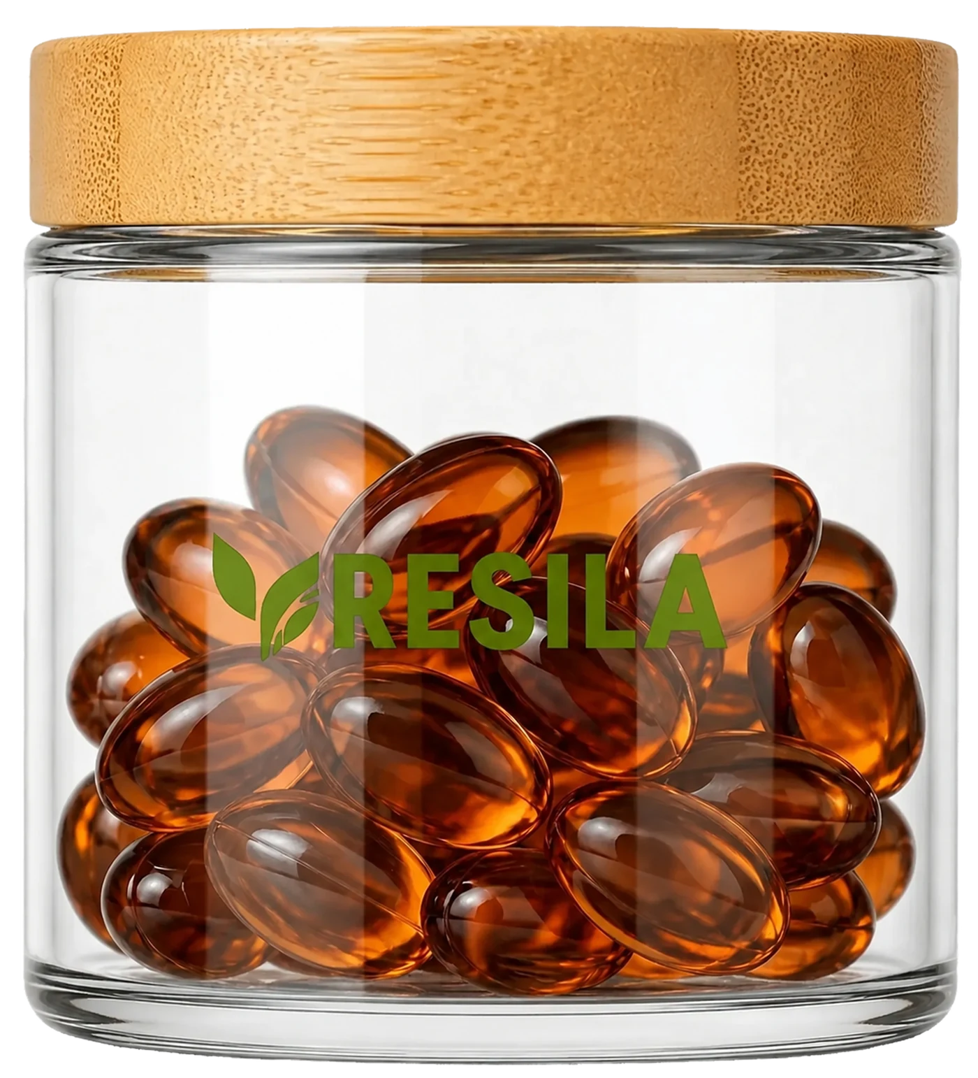 FREE Bamboo Glass Jar