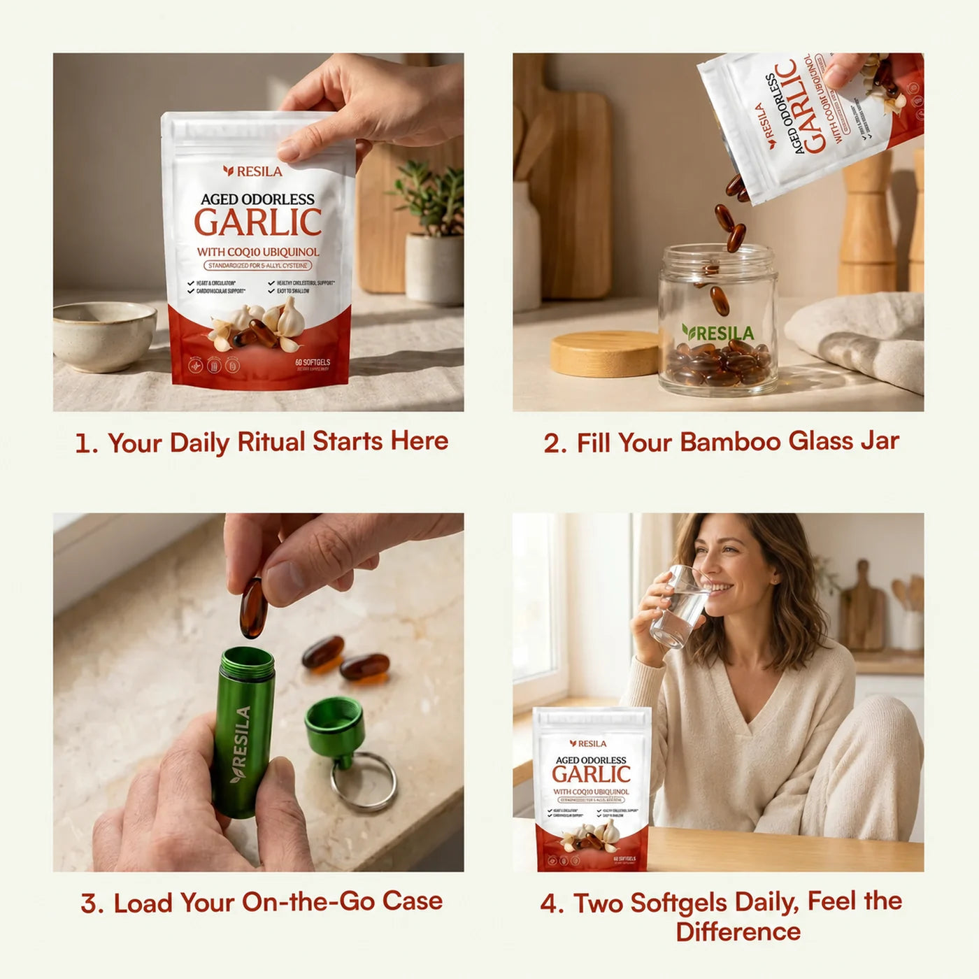 Resila® Aged Odorless Garlic