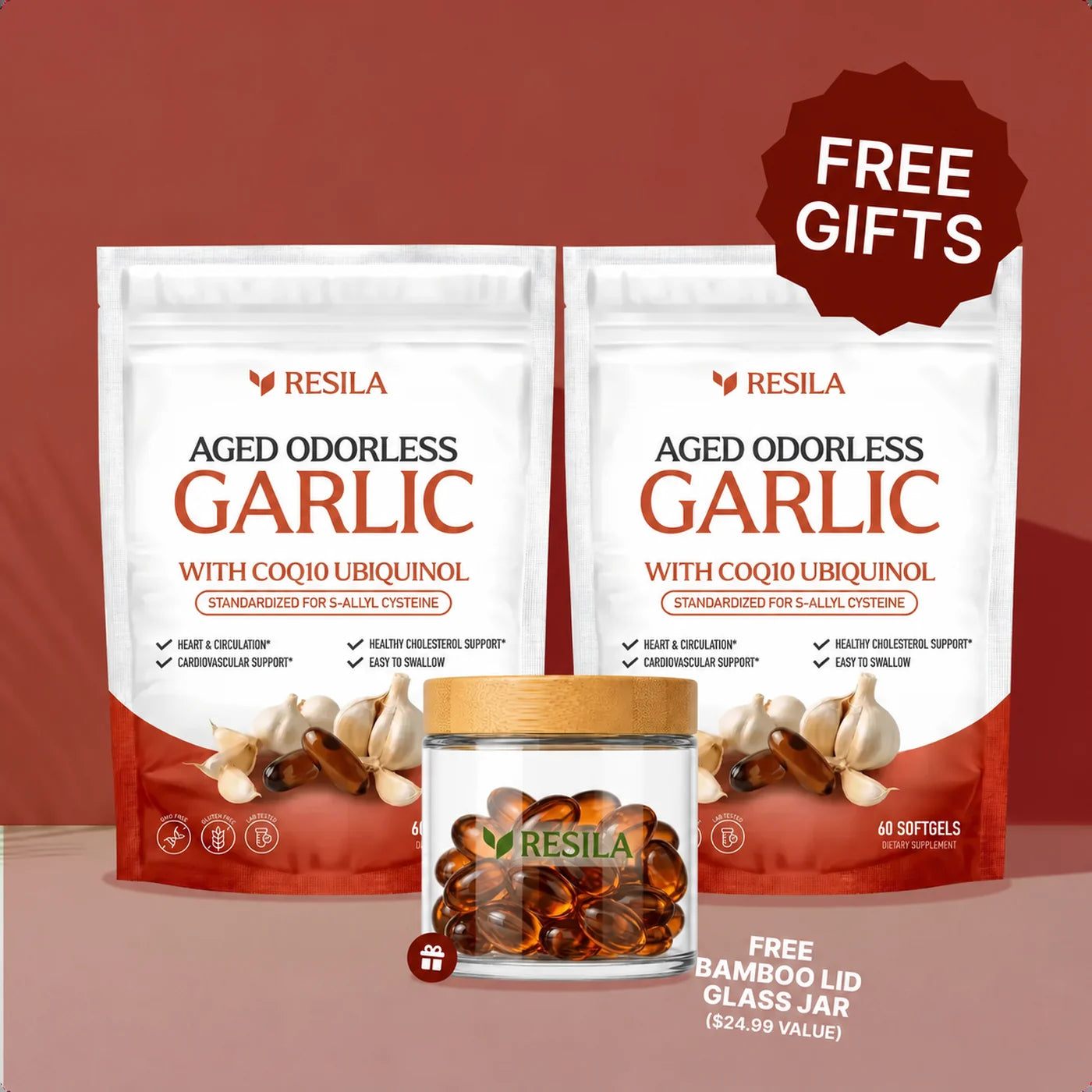 Resila® Aged Odorless Garlic
