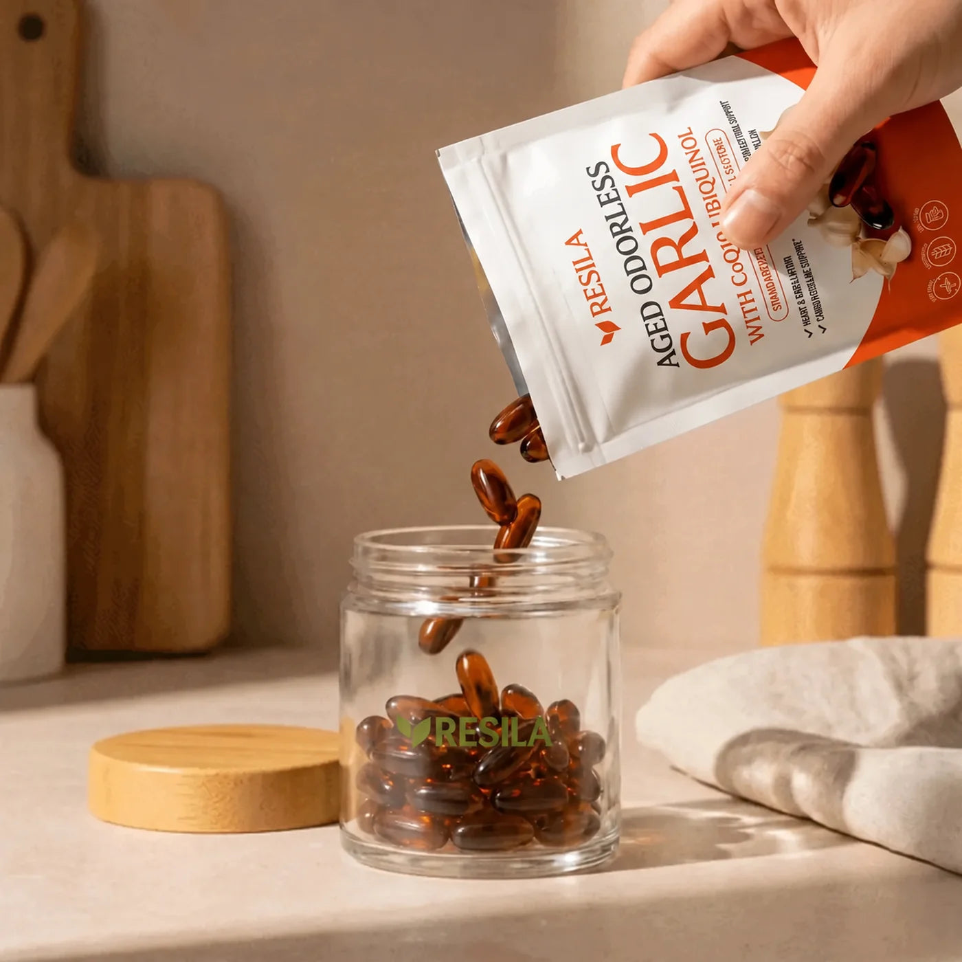 Resila® Aged Odorless Garlic